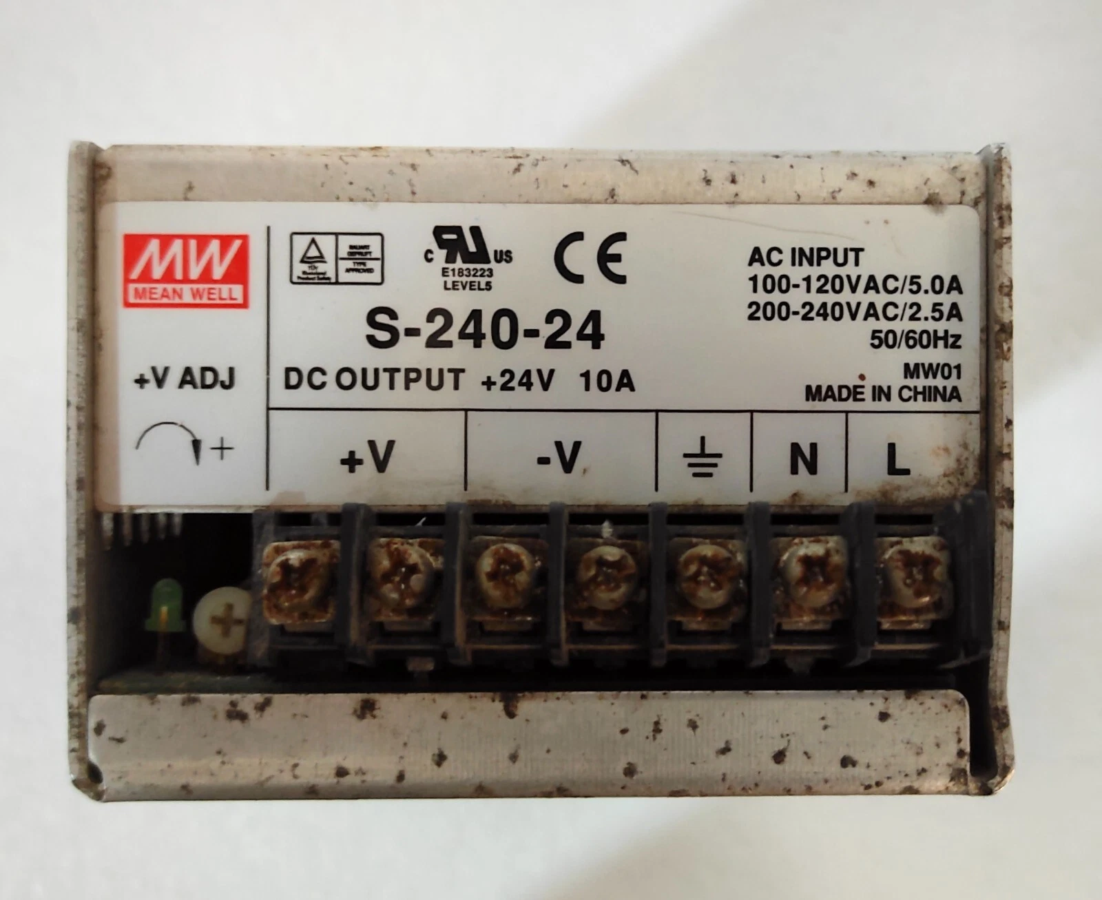 Mean Well S-240-24 / 24V 10A Power Supply